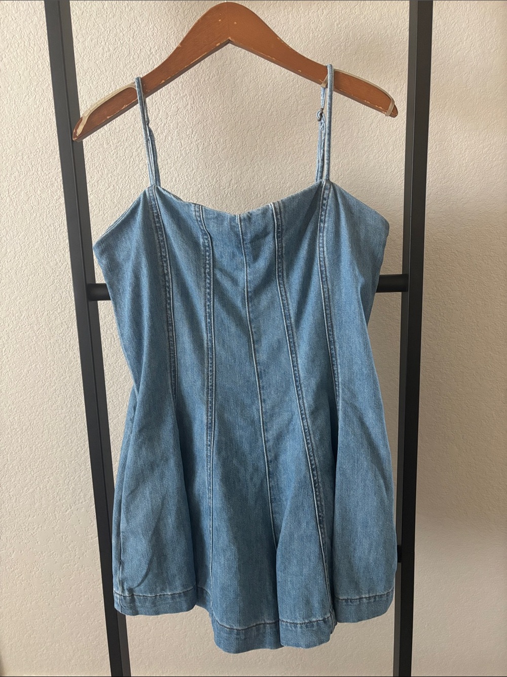 Denim romper
